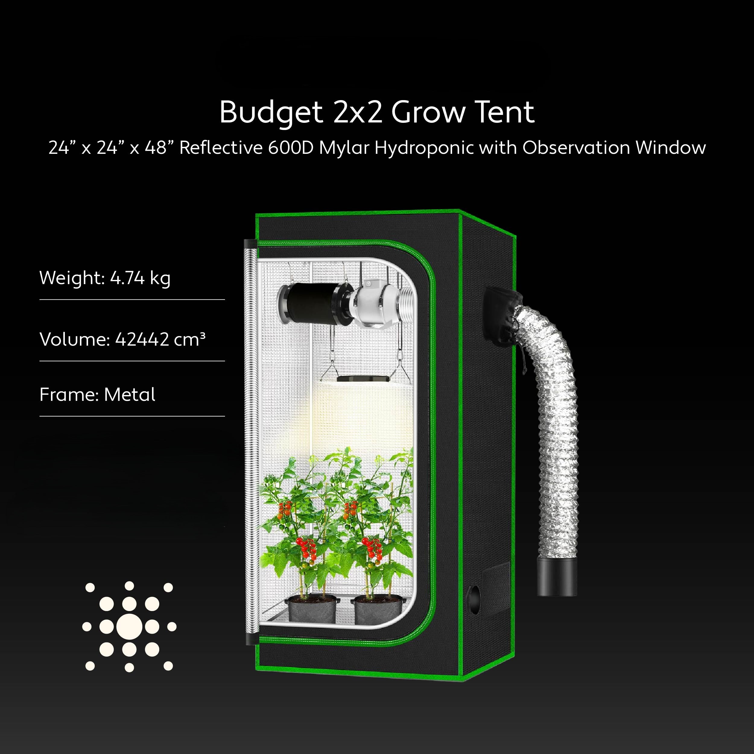 Budget 2x2 Grow System
