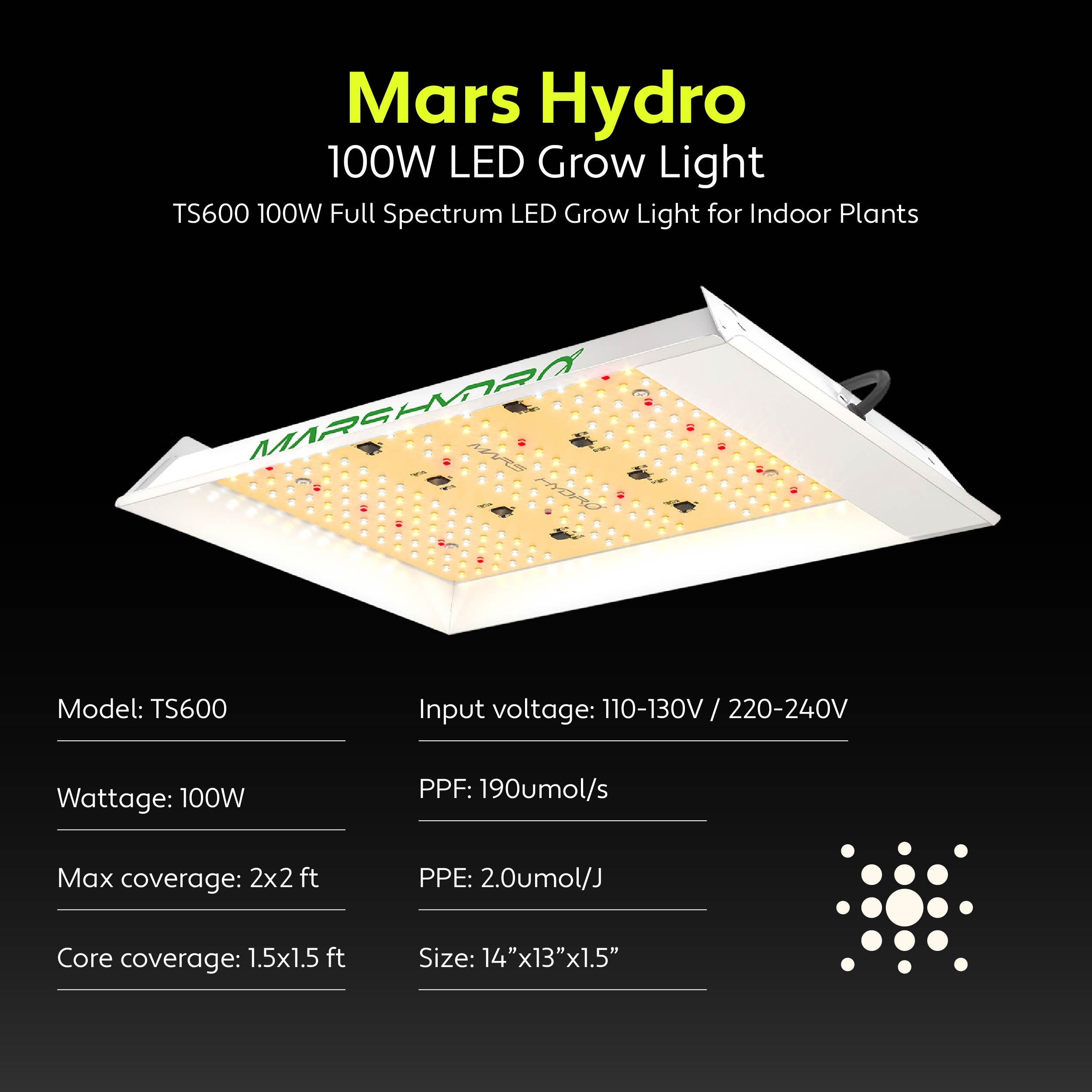 MarsHydro 100W Grow Light