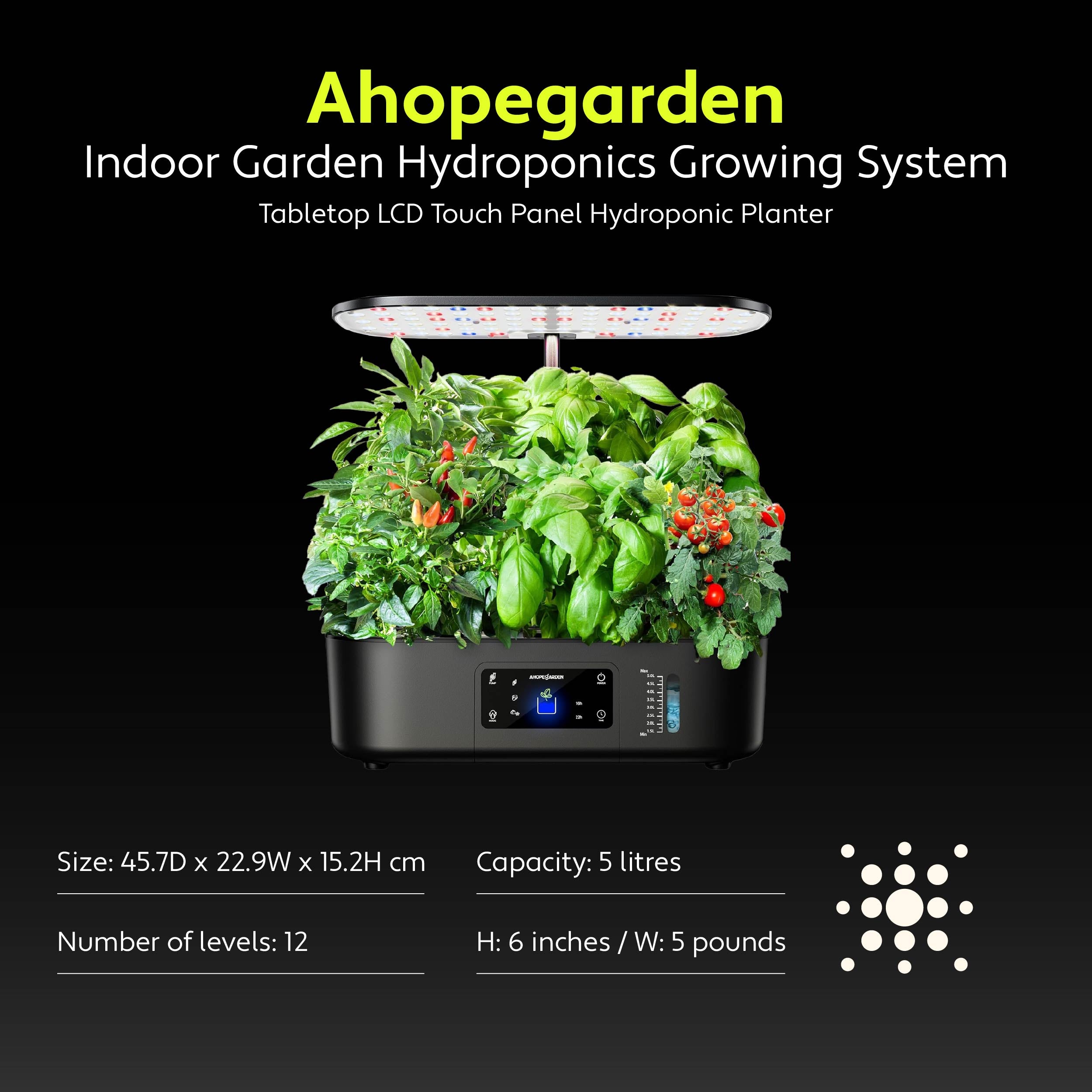 Touch Screen Tabletop Planter