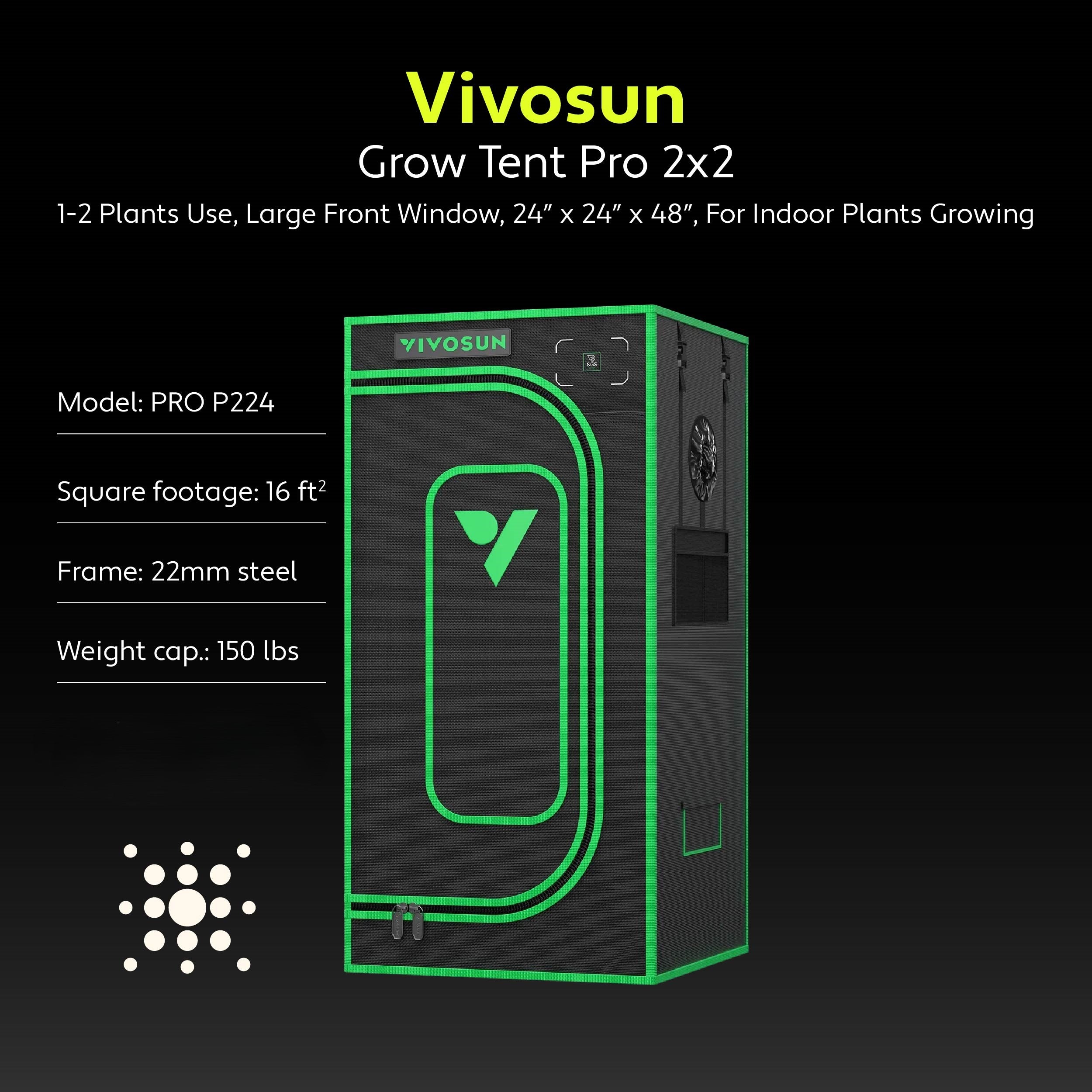 Vivosun 2x2 Smart Grow tent