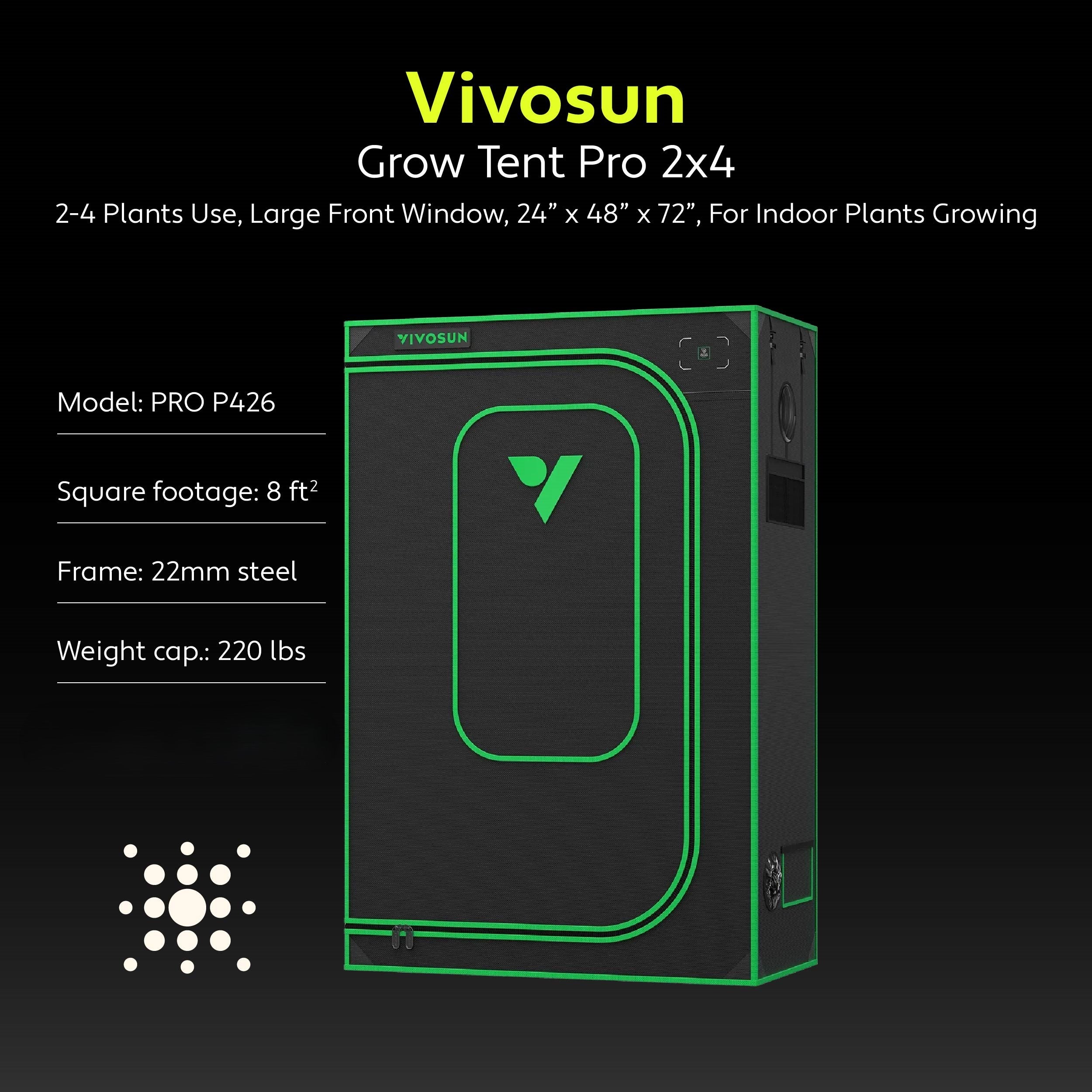 Vivosun 4x2 Smart Grow Tent