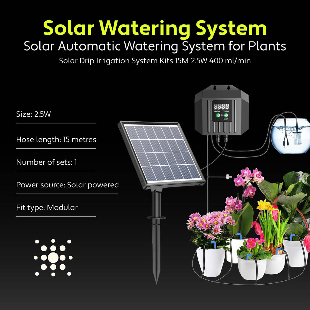 Solar Powered Automatic Watering System