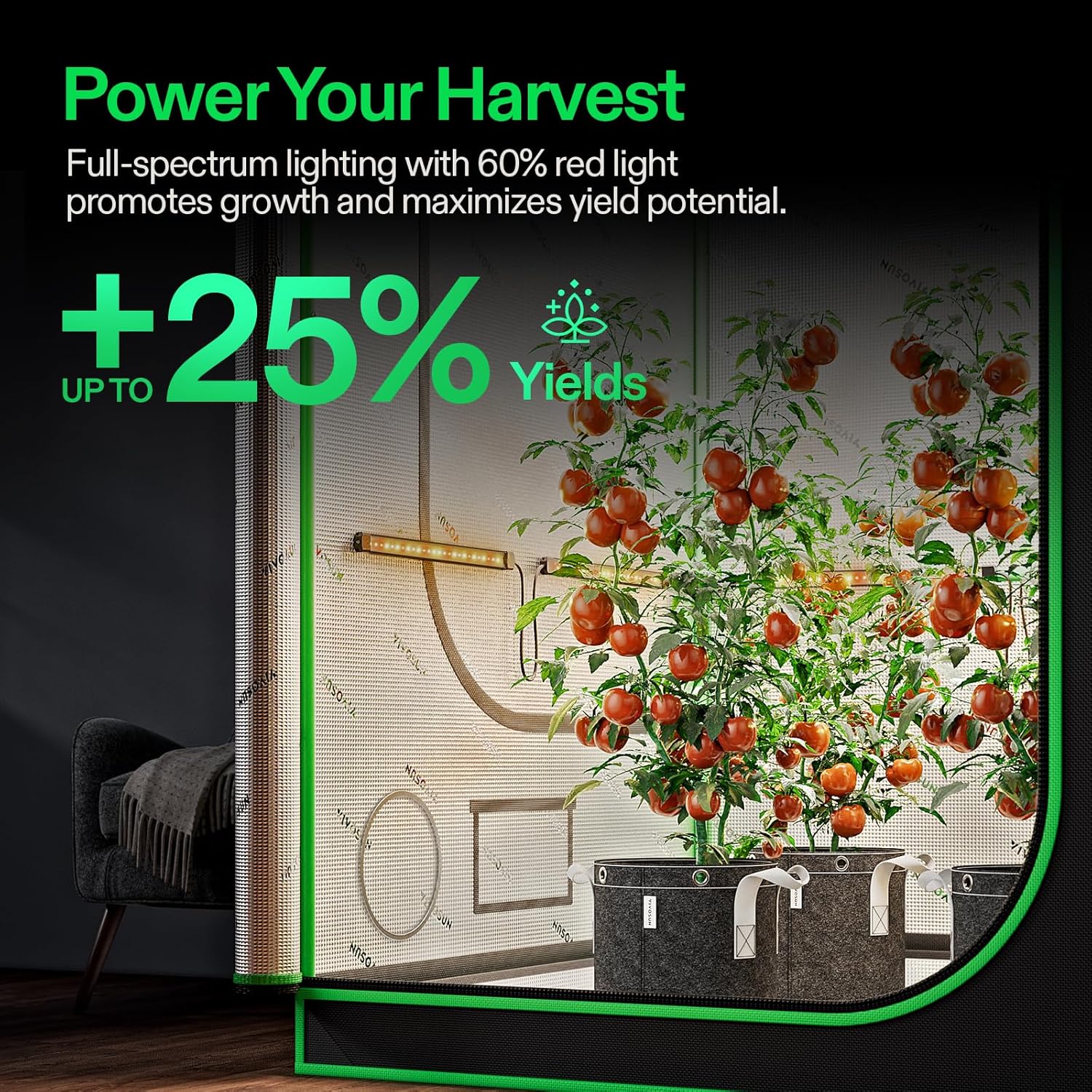 VIVOSUN Lumaray 16" (8-Bar) LED Grow Light Bars