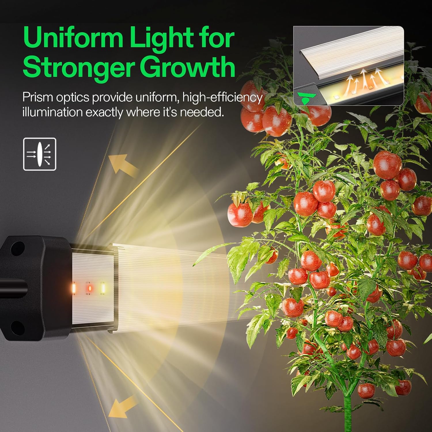 VIVOSUN Lumaray 16" (8-Bar) LED Grow Light Bars