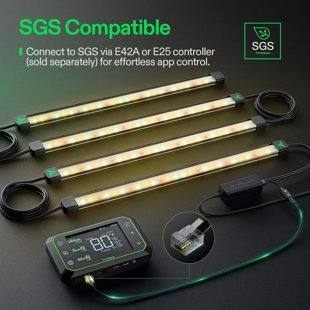 VIVOSUN Lumaray 16" (8-Bar) LED Grow Light Bars