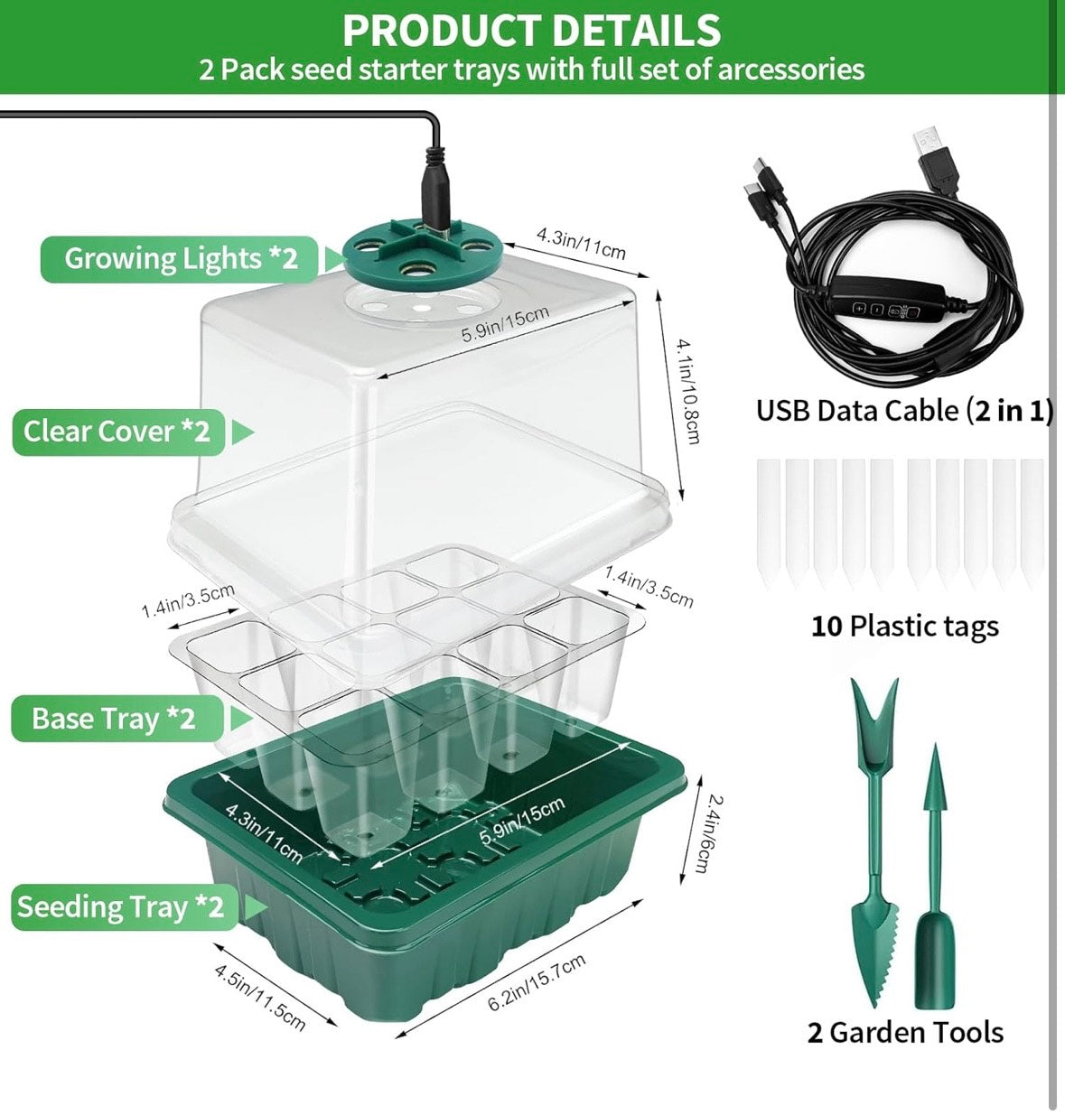 Seedling Starting Tray