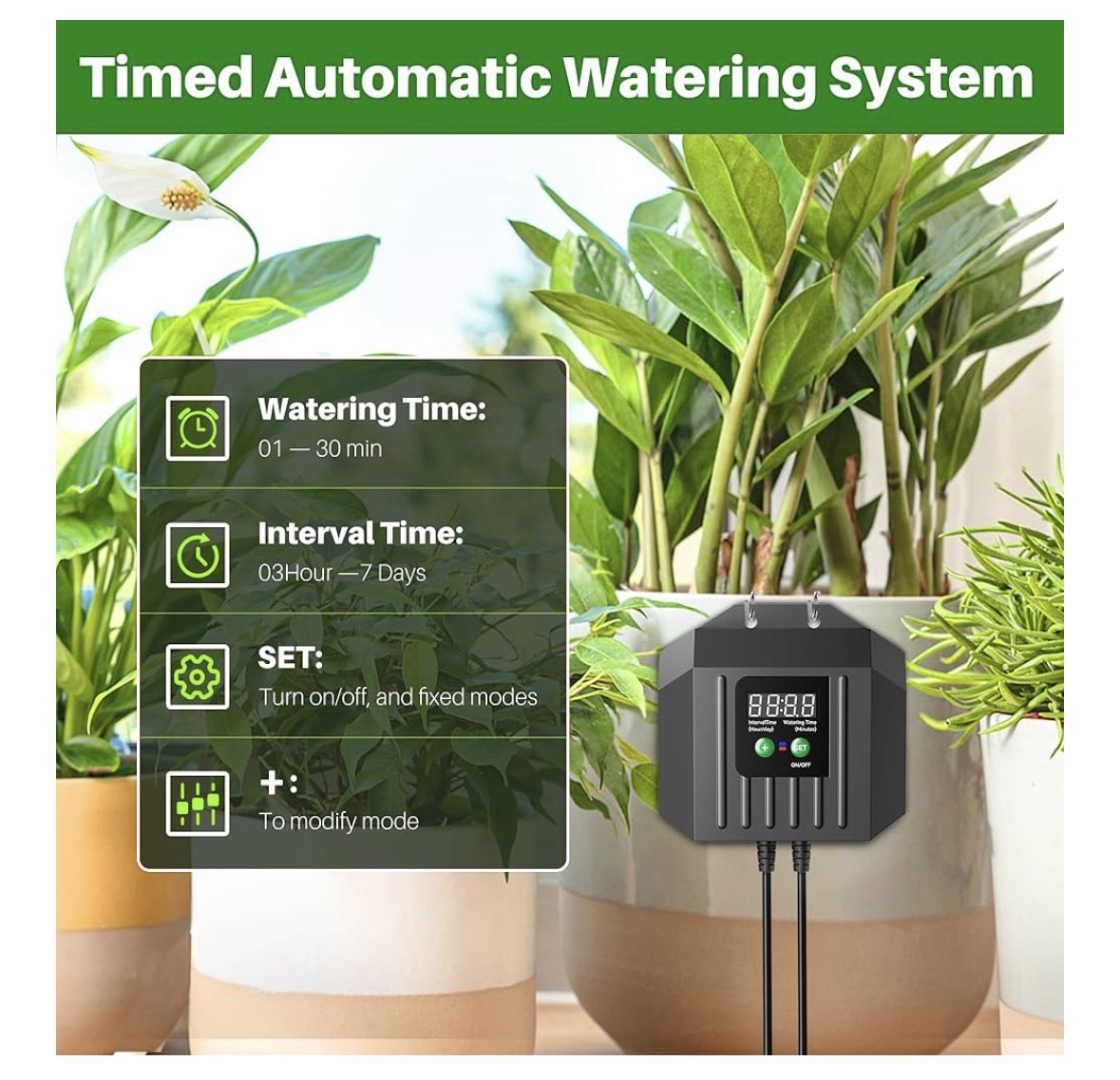 Solar Powered Automatic Watering System