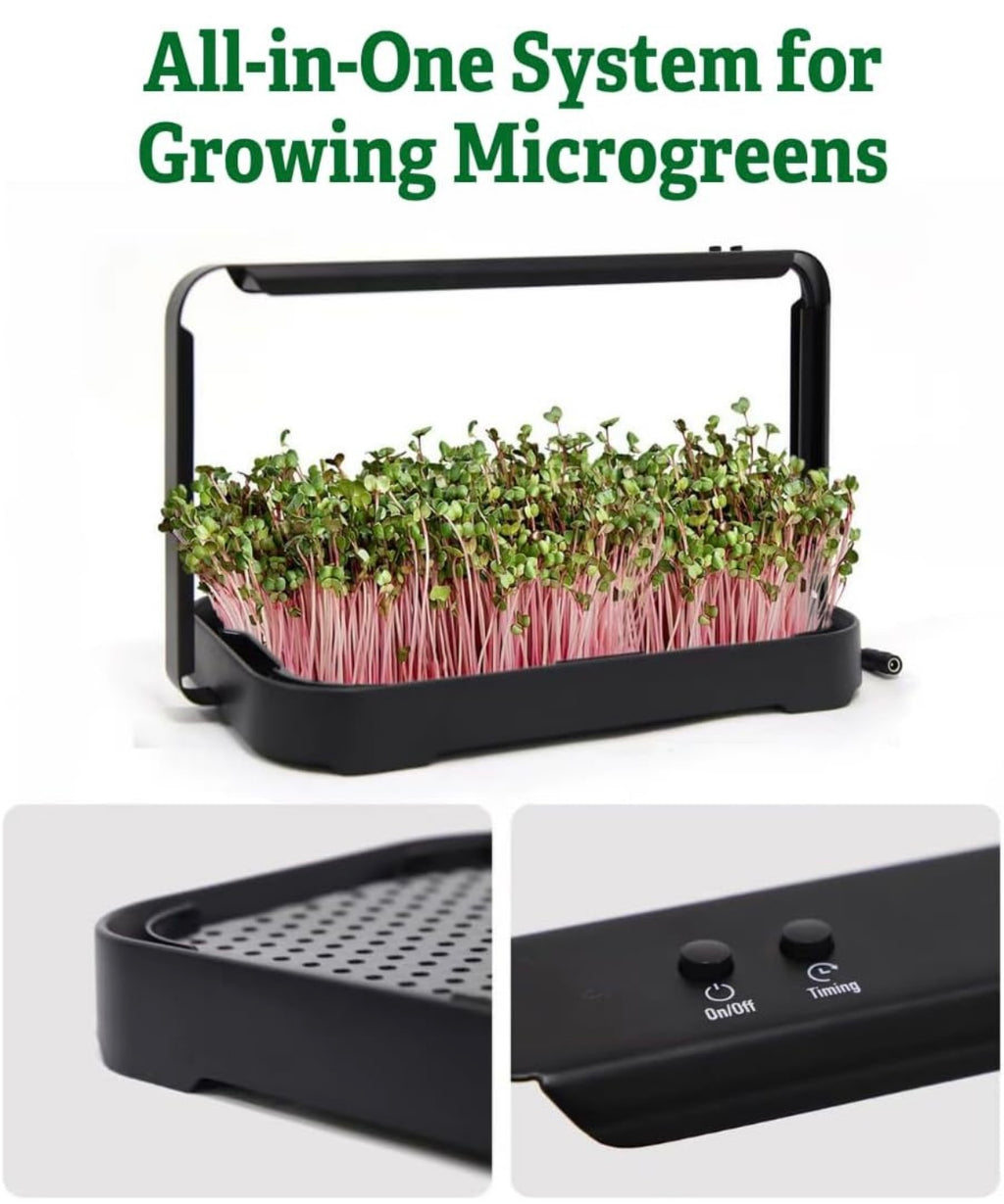 Microgreens Planting Tray with LED Light