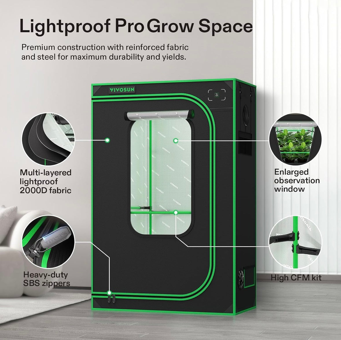 Vivosun 4x2 Smart Grow Tent