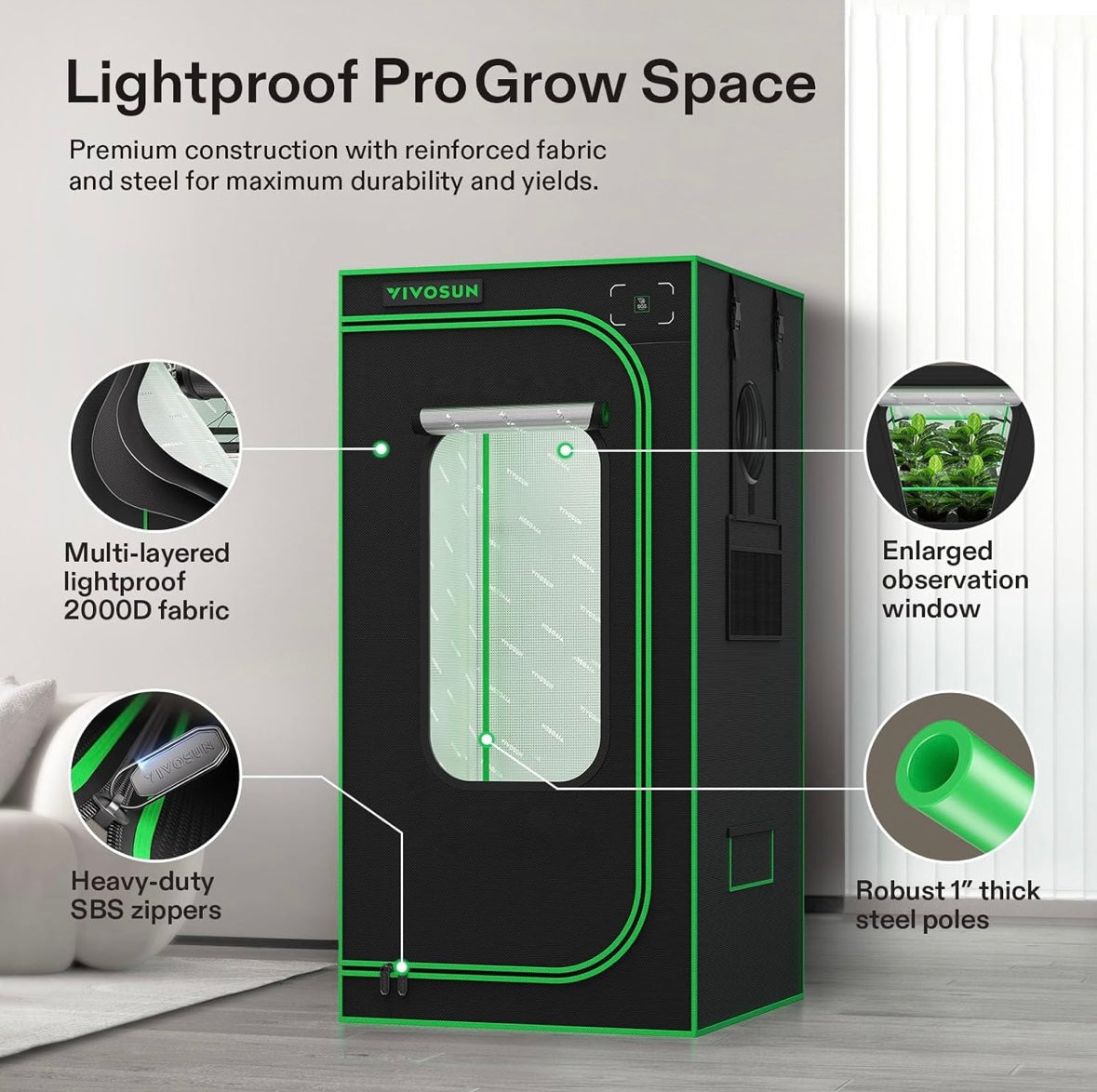 Vivosun 2x2 Smart Grow tent